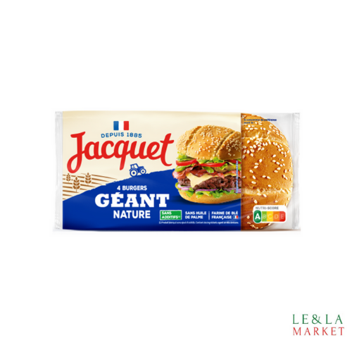 Pain spécial pour hamburger Jacquet Nature  4x(350g)