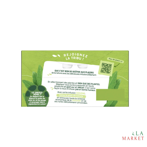 Thé verveine Elephant 25 sachets