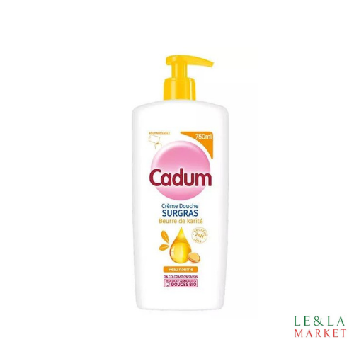 Crème douche surgras au beurre de karité Cadum 750ml