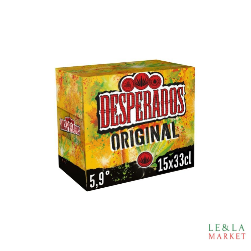 Bière Desperados orignal  5.90% Vol 15x33cl