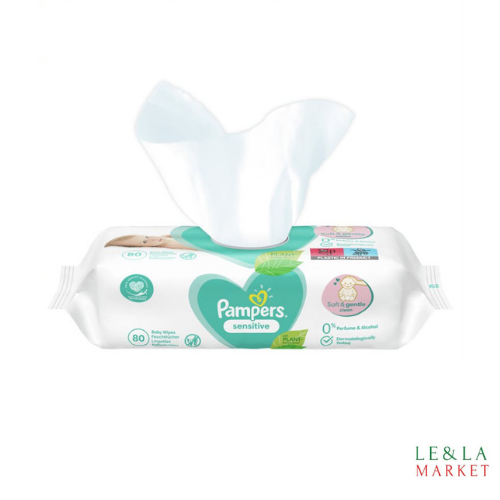 Lingettes Pampers sensitive  x80