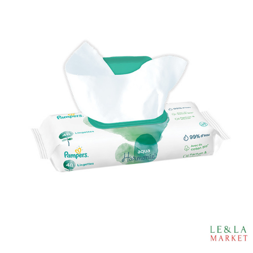 lingettes pampers harmonie x48