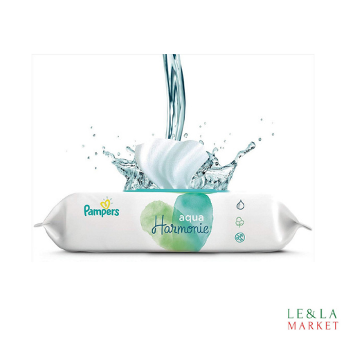 lingettes pampers harmonie x48