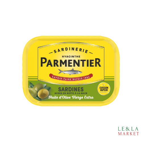 Sardines à l'huile d'olive vierge extra Parmentier 135g