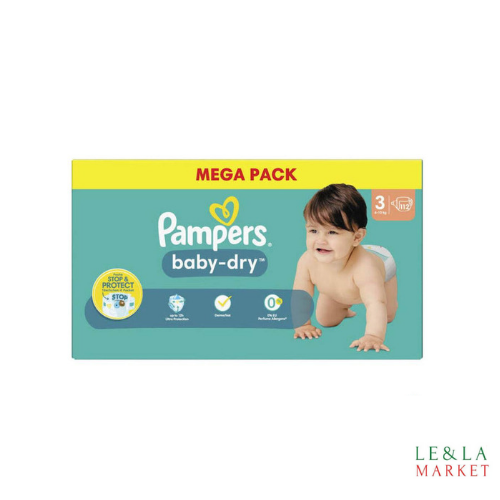 PAMPERS BABY-DRY  T3 (6-10kg)