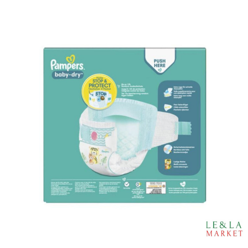 Couche Pampers baby-dry T4 (9-14kg)