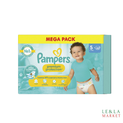 Pampers Protection Premium T5 82 couches 11-16kg