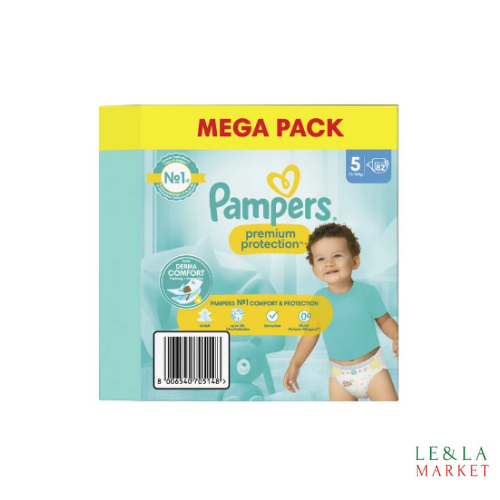 Pampers Protection Premium T5 82 couches 11-16kg