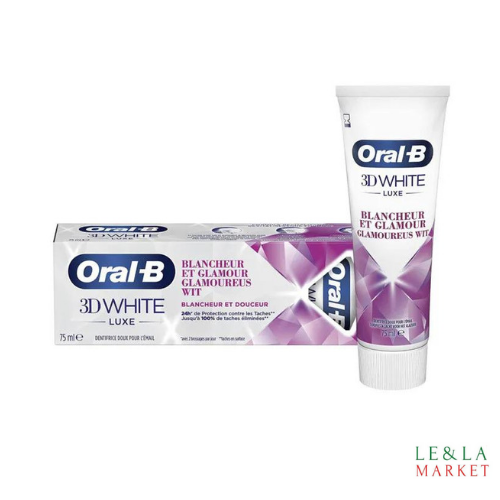 Dentifrice Oral b  3D blancheur et glamour