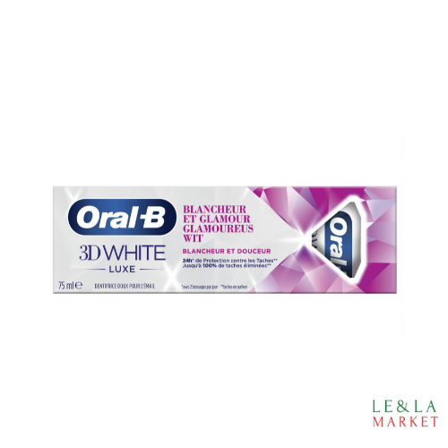 Dentifrice Oral b  3D blancheur et glamour