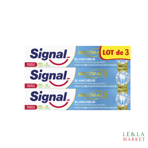 Dentifrice Signal intégral blancheur 3x75ml