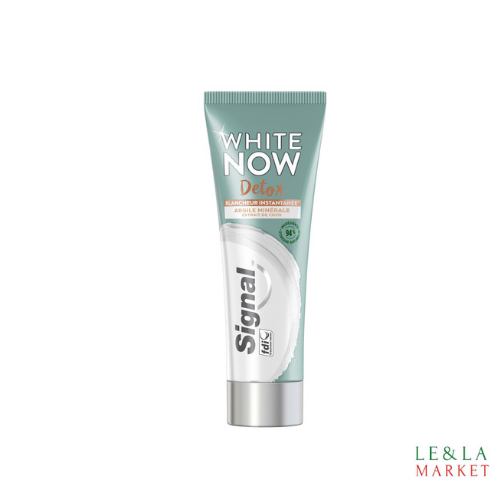 Dentifrice Signal white Now Detox Argile mineral extrait noix de coco 75ml