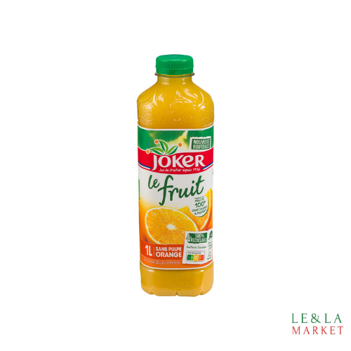 Jus d'orange sans pulpe Joker le Fruit  1L