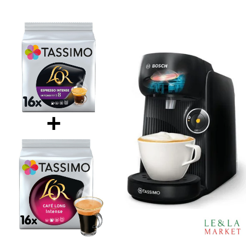 Bosch - tassimo bundle : 1 machine finesse TAS16B2 noir + 2 packs de T- Discs