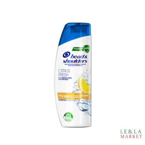 Head&shoulders  citrus fresh  shampooing 580ml