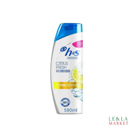 Head&shoulders  citrus fresh  shampooing 580ml