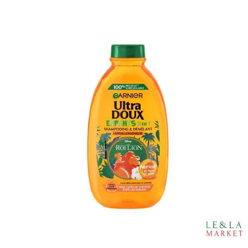 Shampooing enfants Garnier ultra doux 2en1 Abricot  300ml