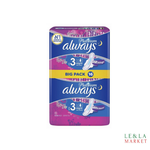 Serviettes  hygiénique Always Platinium T3  x16