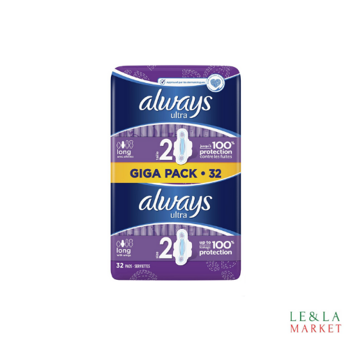 Serviettes hygiéniques Always Ultra  T2  x32