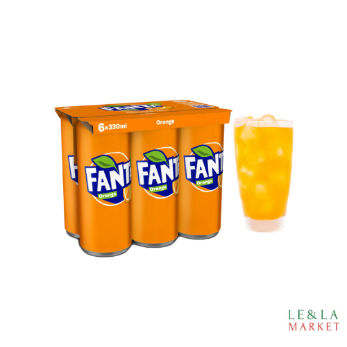 Soda orange  Fanta 6x33cl