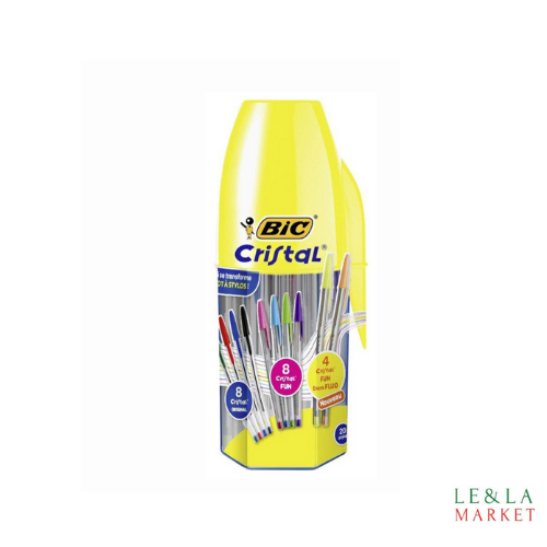 Mega tubo Stylos Bic cristal x20