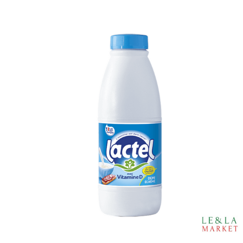 Lait demi-ecrémé Lactel 1L