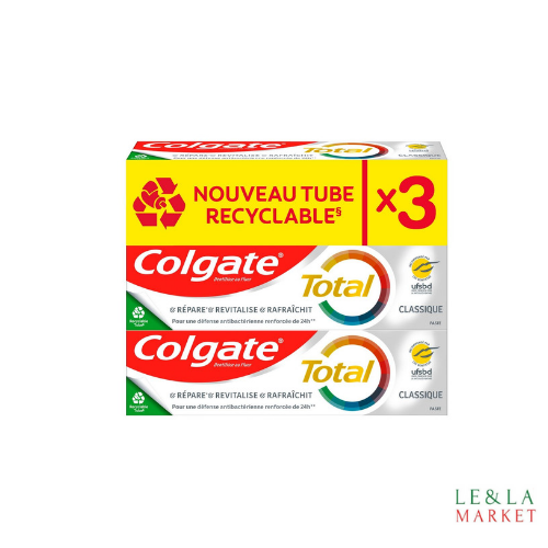 Dentifrice Colgate classique  3x75ml