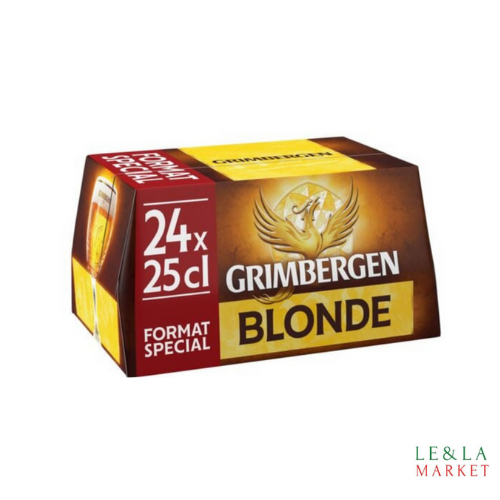 Bière blonde Grimbergen  6.70% Vol 24x25cl