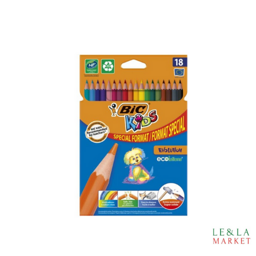Crayon de couleur Bic Kids x18