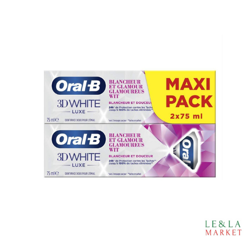 Oral b  3D Blancheur   2x75ml