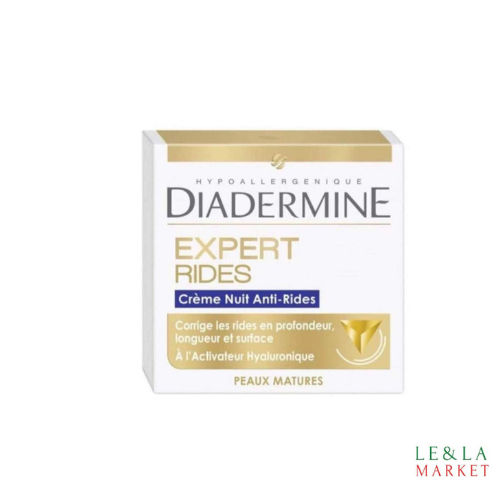 Créme Nuit DiaDerMine Expert Rides Peaux Matures  50ml