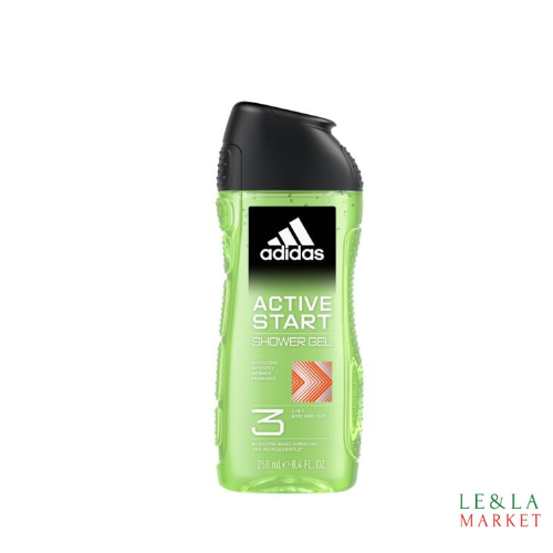 Gel douche Active Star 3en1 Adidas 250ml