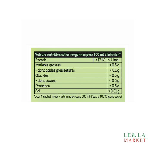 Thé menthe et canelle voyage au Maroc Lipton x20 sachets