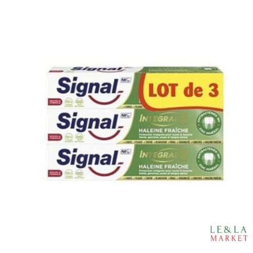 Dentifrice Signal integral haleine fraîche 3x75ml