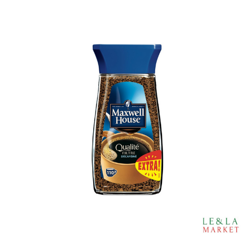 Café soluble décaféine  Maxwell House  200g