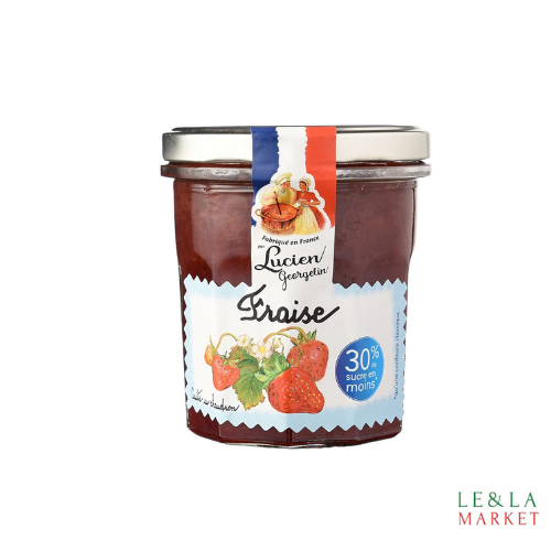 Confiture gourmande et légère de fraise Lucien Georgelin 320g