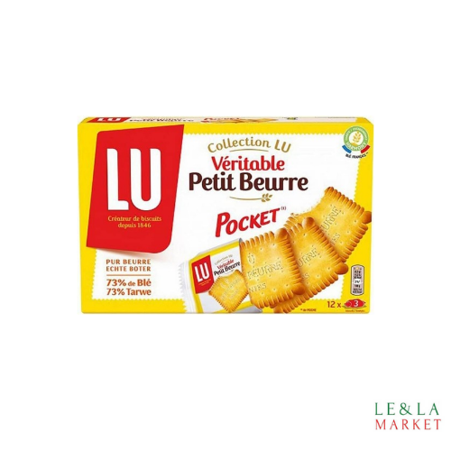 Biscuits véritable petit beurre pocket sachets fraîcheur LU 300g