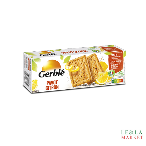 Biscuit pavot citron Gerblé 200g