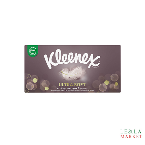 Boite de mouchoirs doux résistant ultra soft KLEENEX  64 mouchoirs