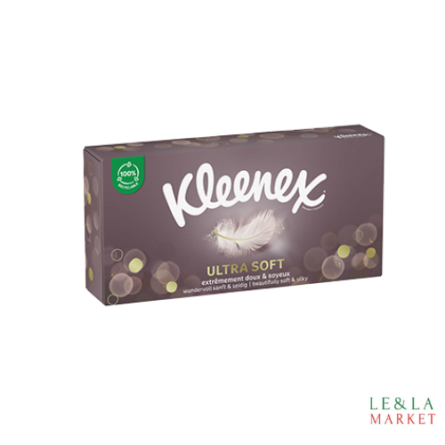 Boite de mouchoirs doux résistant ultra soft KLEENEX  64 mouchoirs