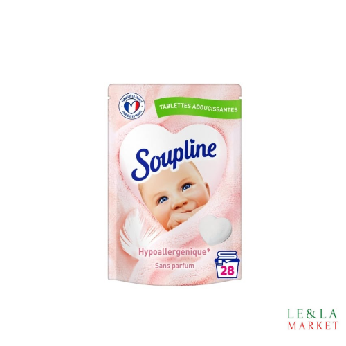 Tablettes adoucissantes hypo allergénique Soupline (28x12g) 336g