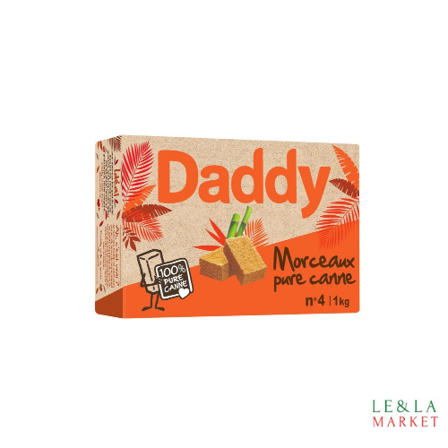 Sucre pure canne en morceaux Daddy 1kg