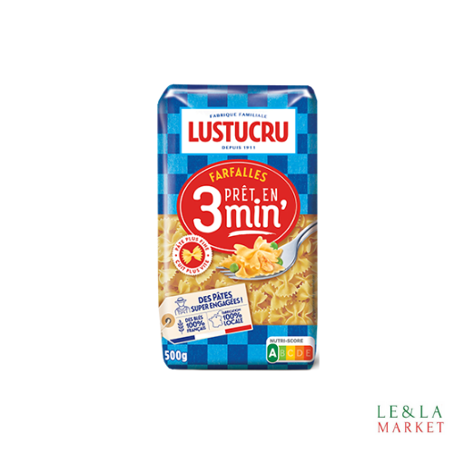Pâte farfalles 3mm Lustucru 500g