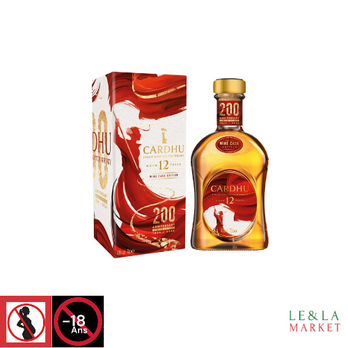 Whisky 12 Ans Edition Limitée 200 Ans Scotch Whisky - 40% Cardhu 70cl