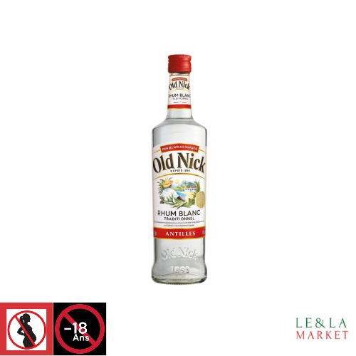 Rhum Blanc Old Nick  40% vol 70cl