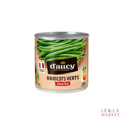 Haricots verts extra fins D'aucy 220g