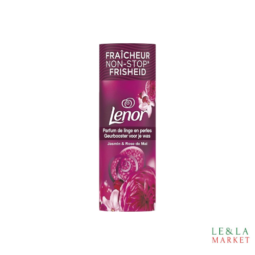 Parfum de linge Jasmin et Rose de Mai Lenor 165g