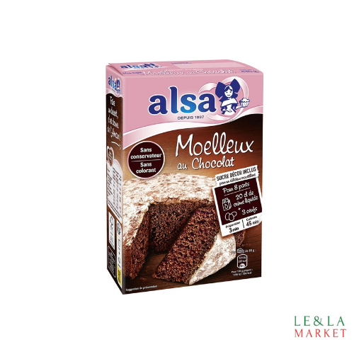 Préparation pour moelleux au chocolat Alsa 435g