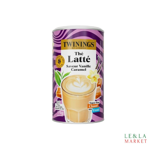 Thé noir latté vanille caramel TWININGS 175g