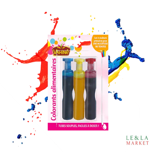 Colorants alimentaires Vahiné x3